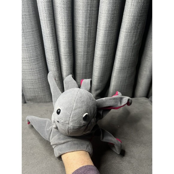 VTG Plush Creations Inc Full Hand Puppet Octopus Gray Pink 1993 Stuffed Animal - Picture 10 of 11